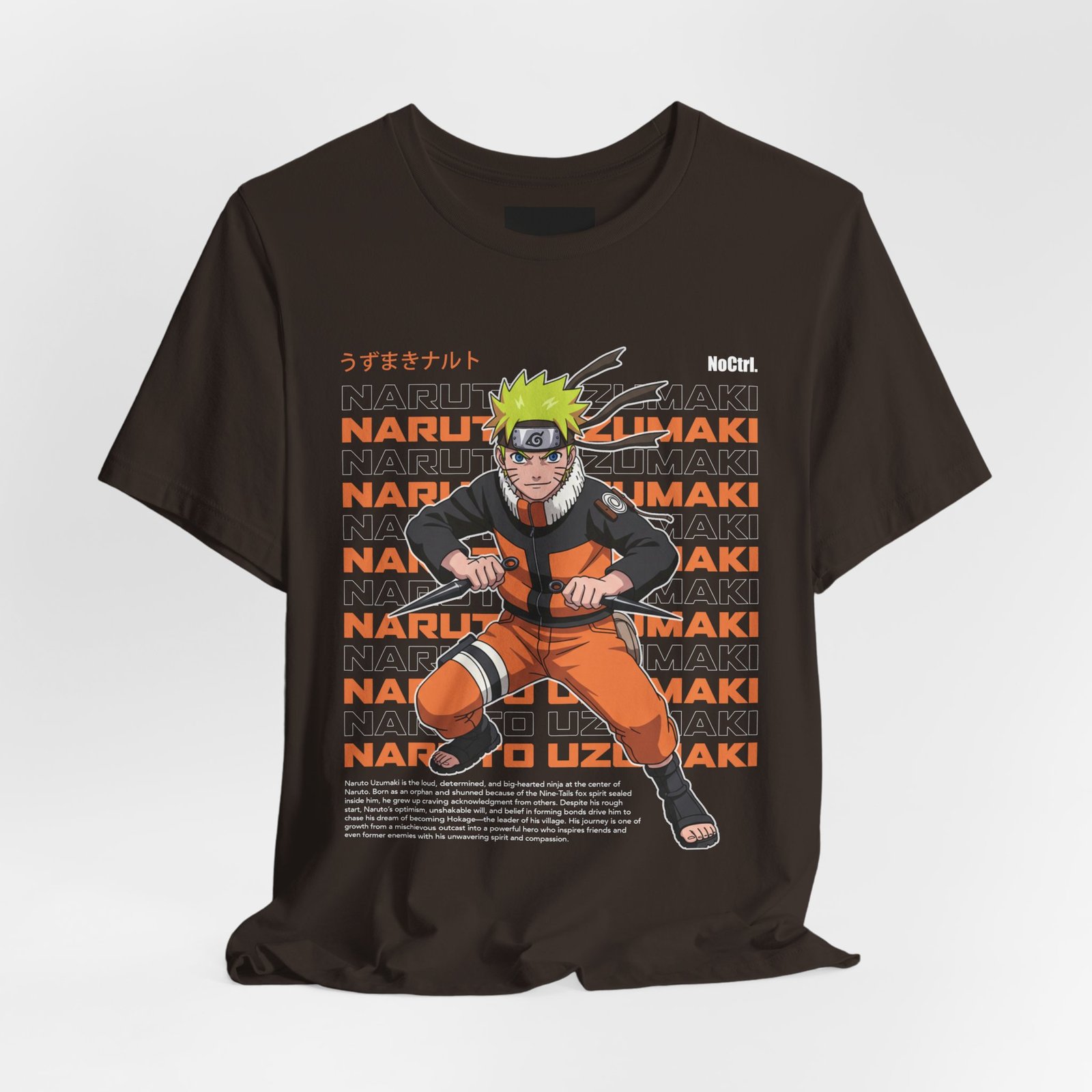 Determined Ninja: Anime-Inspired Graphic T-Shirt - Image 4