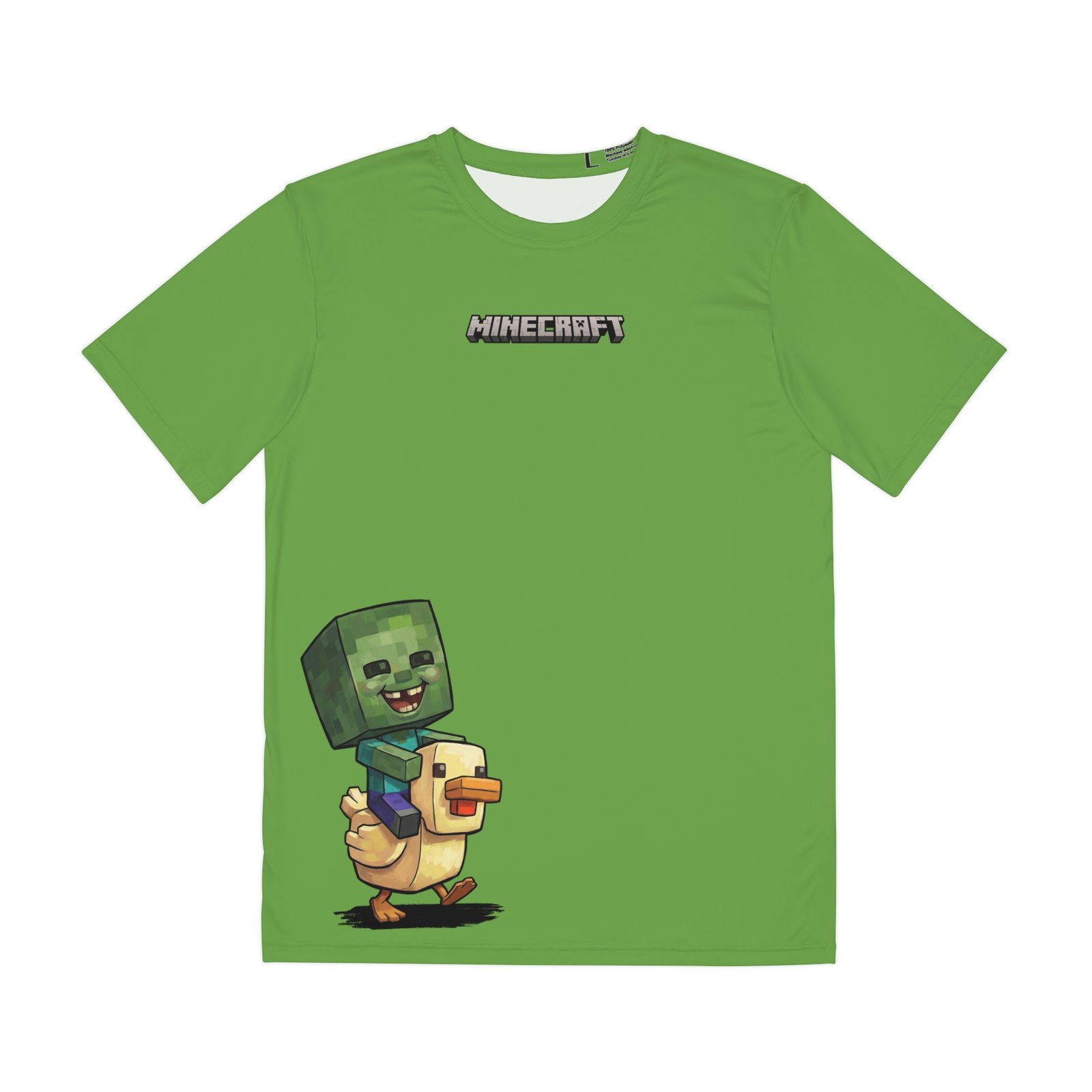 Mini Zombie Duck Ride Tee – Minecraft-Inspired Fun