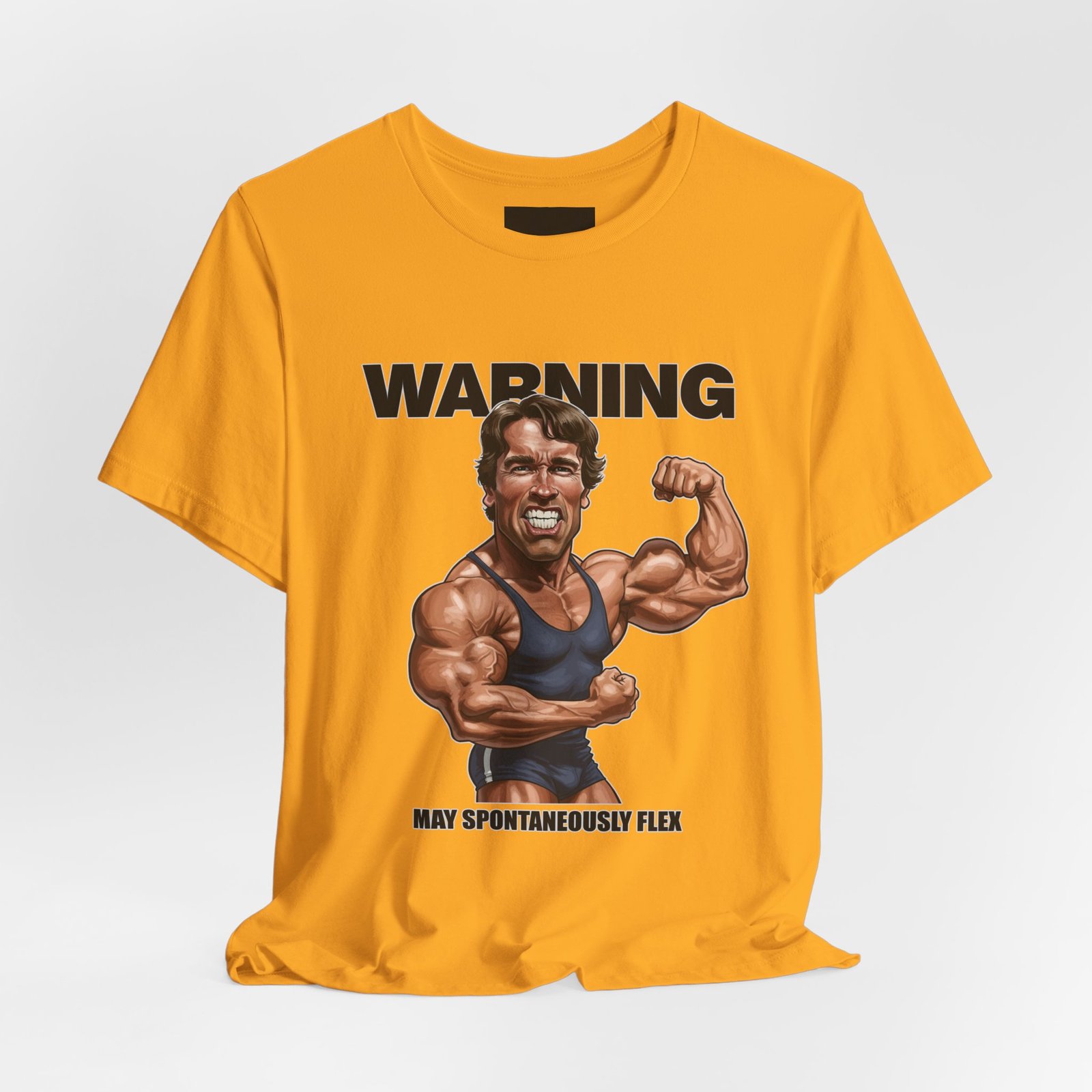 Warning, May Spontaneously Flex: Funny Bodybuilding Tee - Image 9