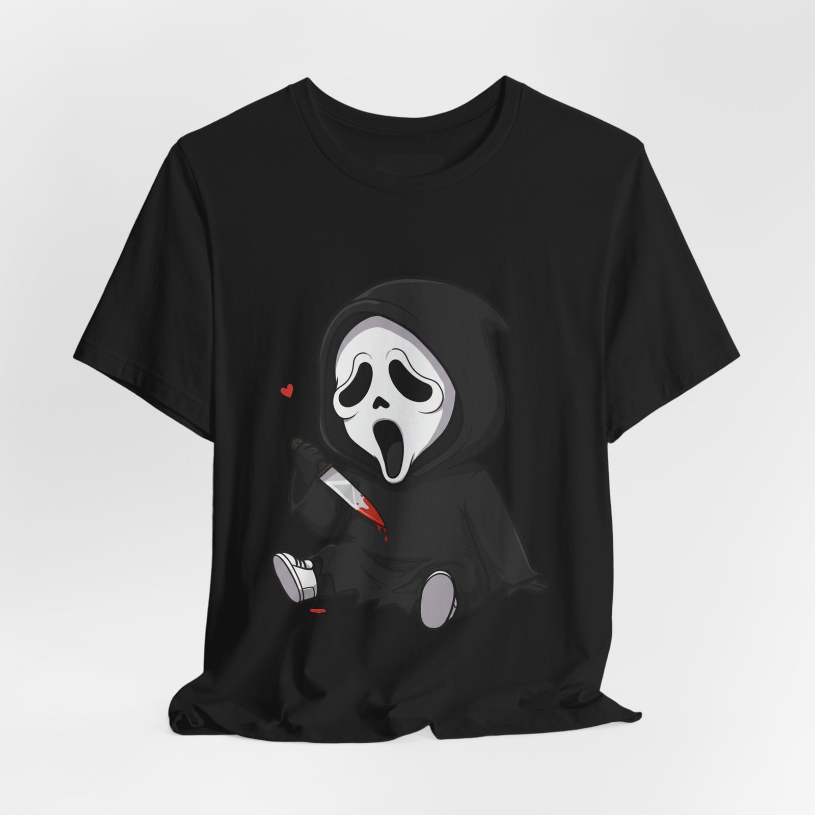Lil' Slasher Ghosty: Cute Horror Baby Tee - Image 6