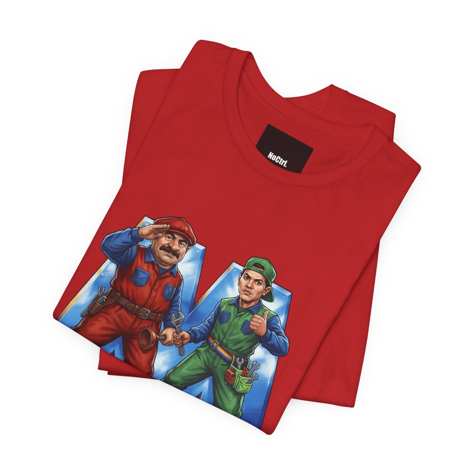 Retro Repair Bros: Classic Platformer Tribute T-Shirt - Image 15