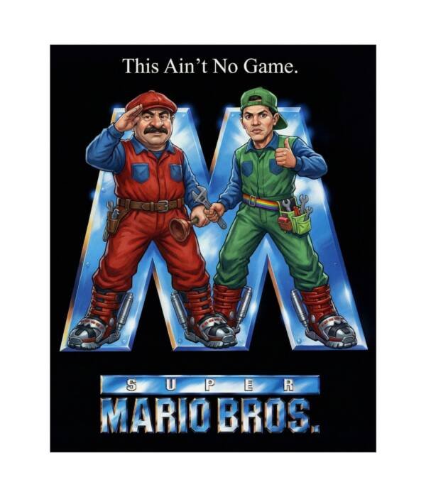 This Aint No Game: Limited Edition Retro Action Poster