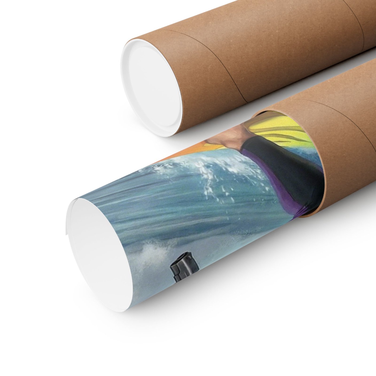 Undercover Agent Surfing the Break: Action Movie Poster - Image 2