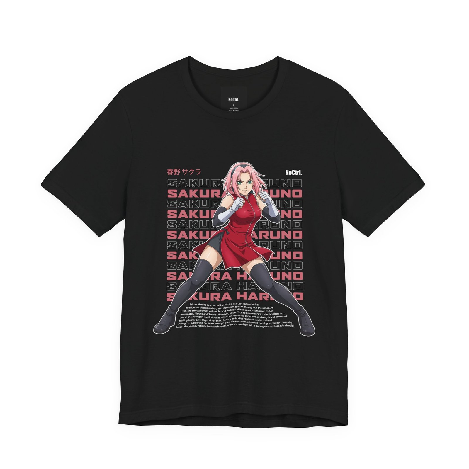 Resilient Ninja: Anime-Inspired Streetwear T-Shirt - Image 5