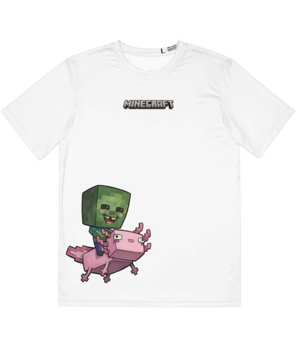 Axolotl Adventures Tee – Minecraft-Inspired Mayhem