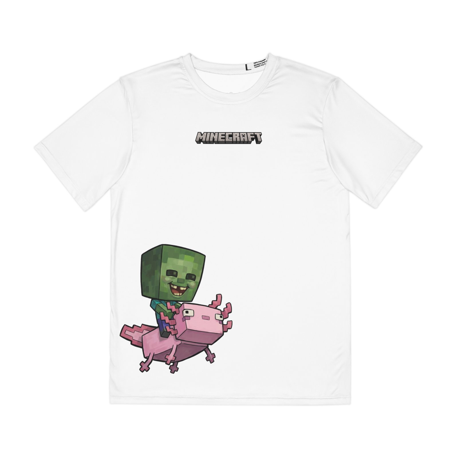 Axolotl Adventures Tee – Minecraft-Inspired Mayhem