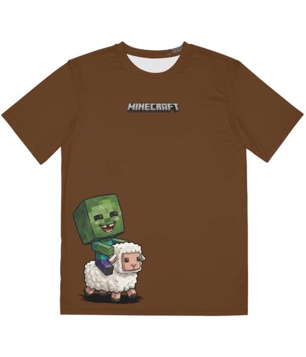 Woolly Chaos Tee – Zombie Rides a Sheep (Minecraft-Inspired)