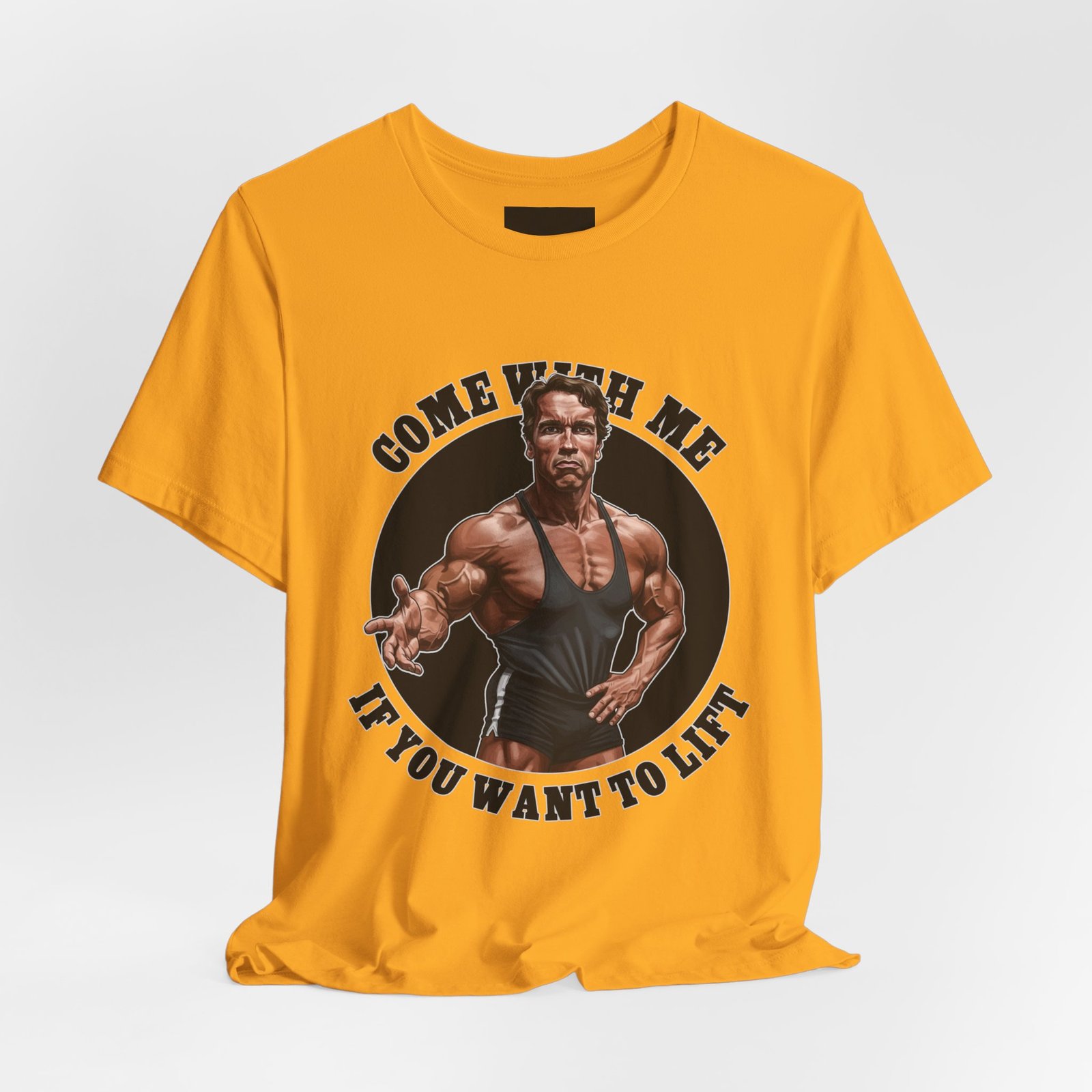 Come With Me If You Want To Lift – Funny Gym Terminator Tee - Image 6