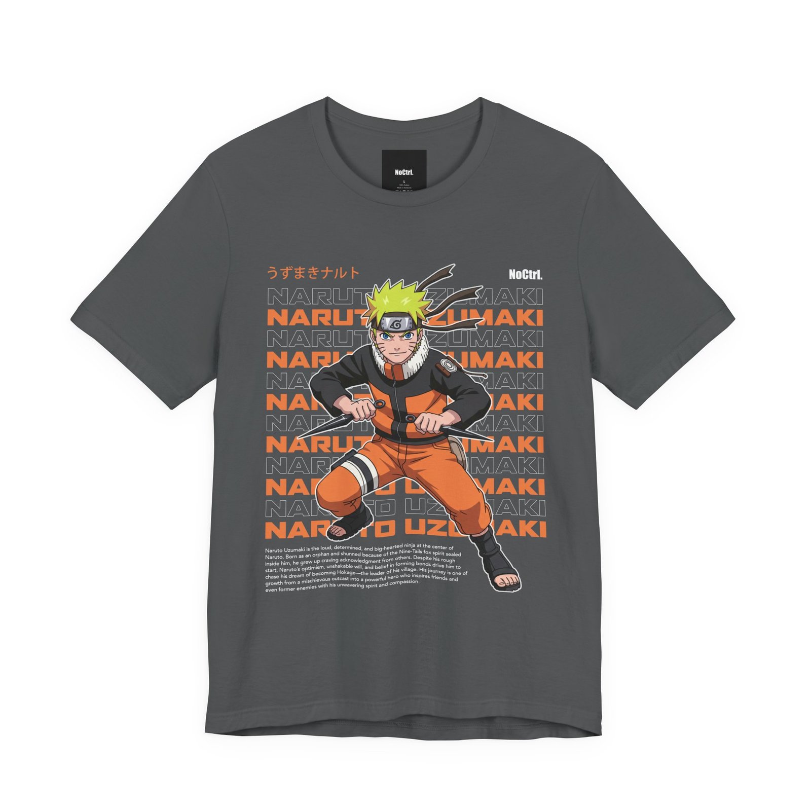 Determined Ninja: Anime-Inspired Graphic T-Shirt - Image 25
