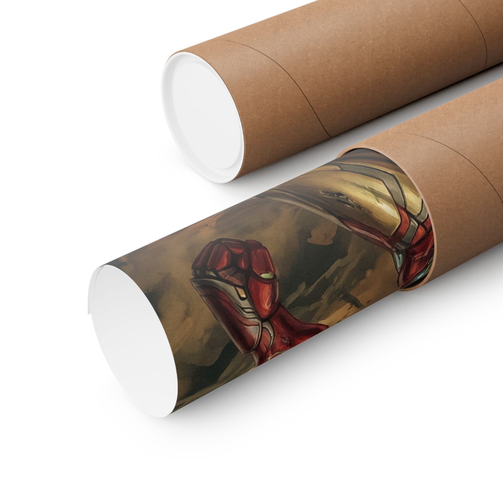 Armored Heros Last Stand: Cinematic Superhero Poster - Image 4