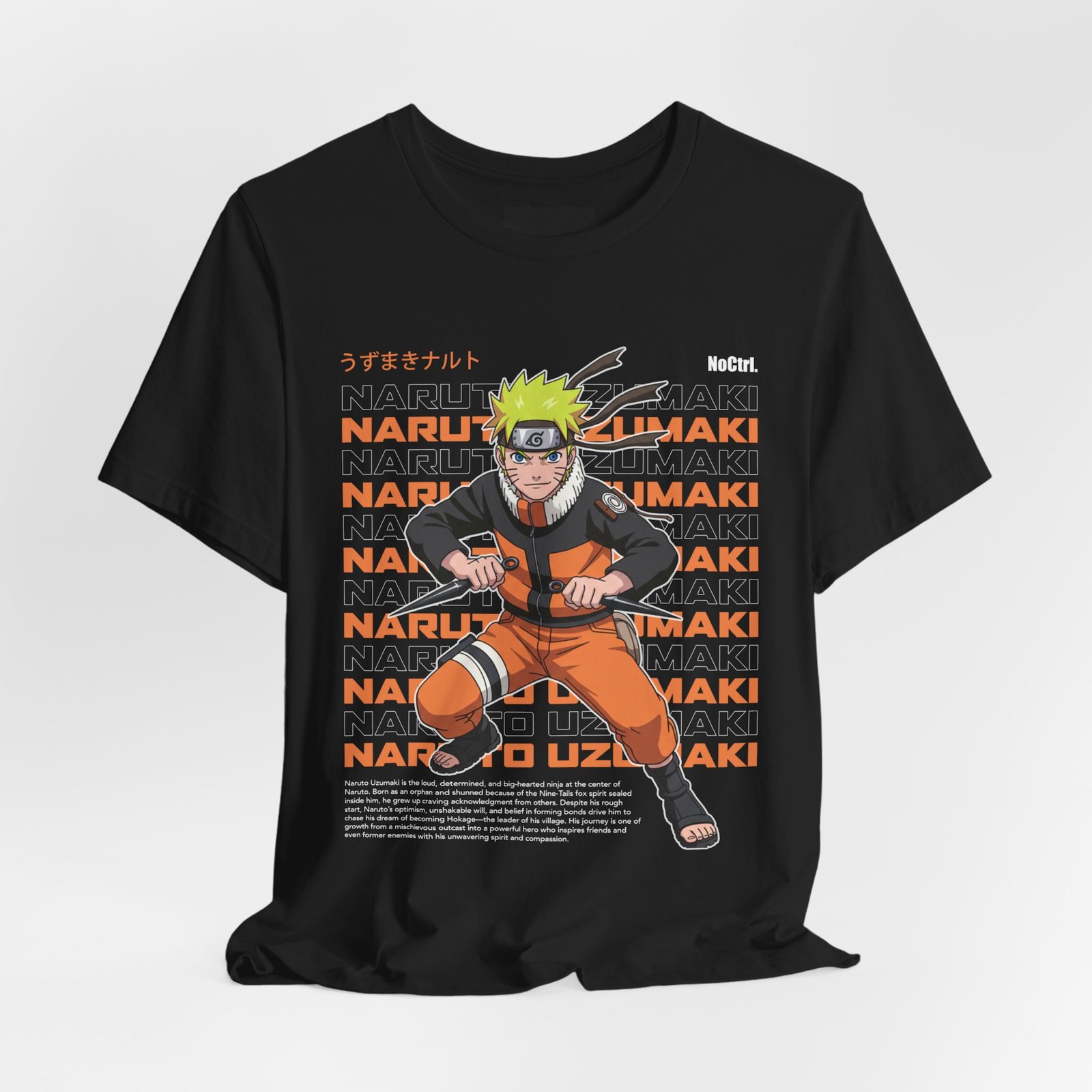 Determined Ninja: Anime-Inspired Graphic T-Shirt - Image 8