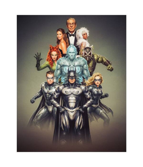 Batman and Robin: Hero & Villain Art Print