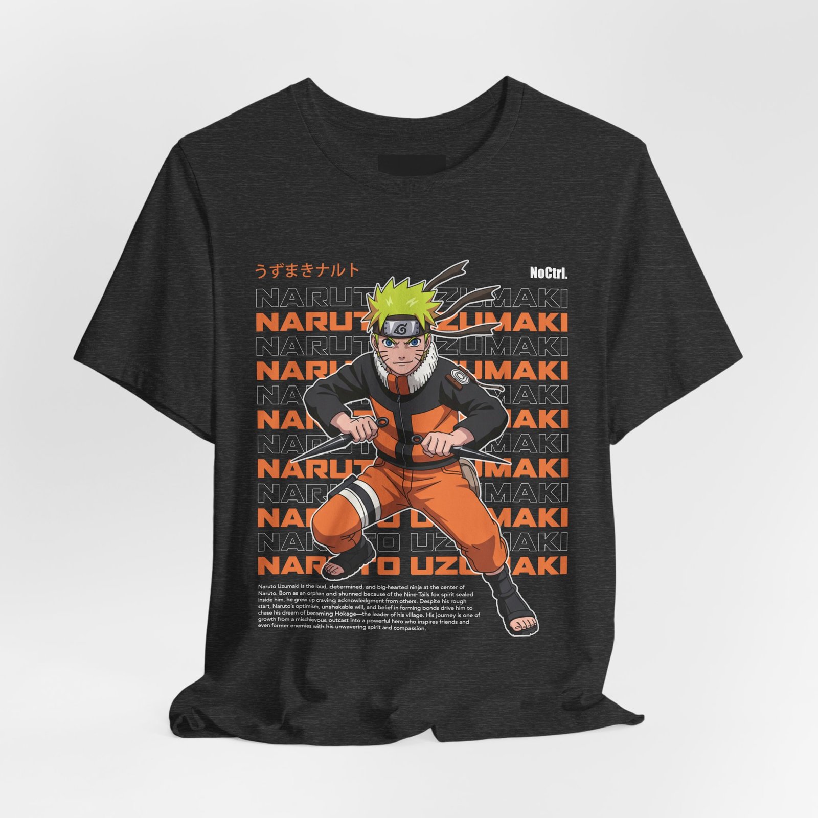 Determined Ninja: Anime-Inspired Graphic T-Shirt - Image 32