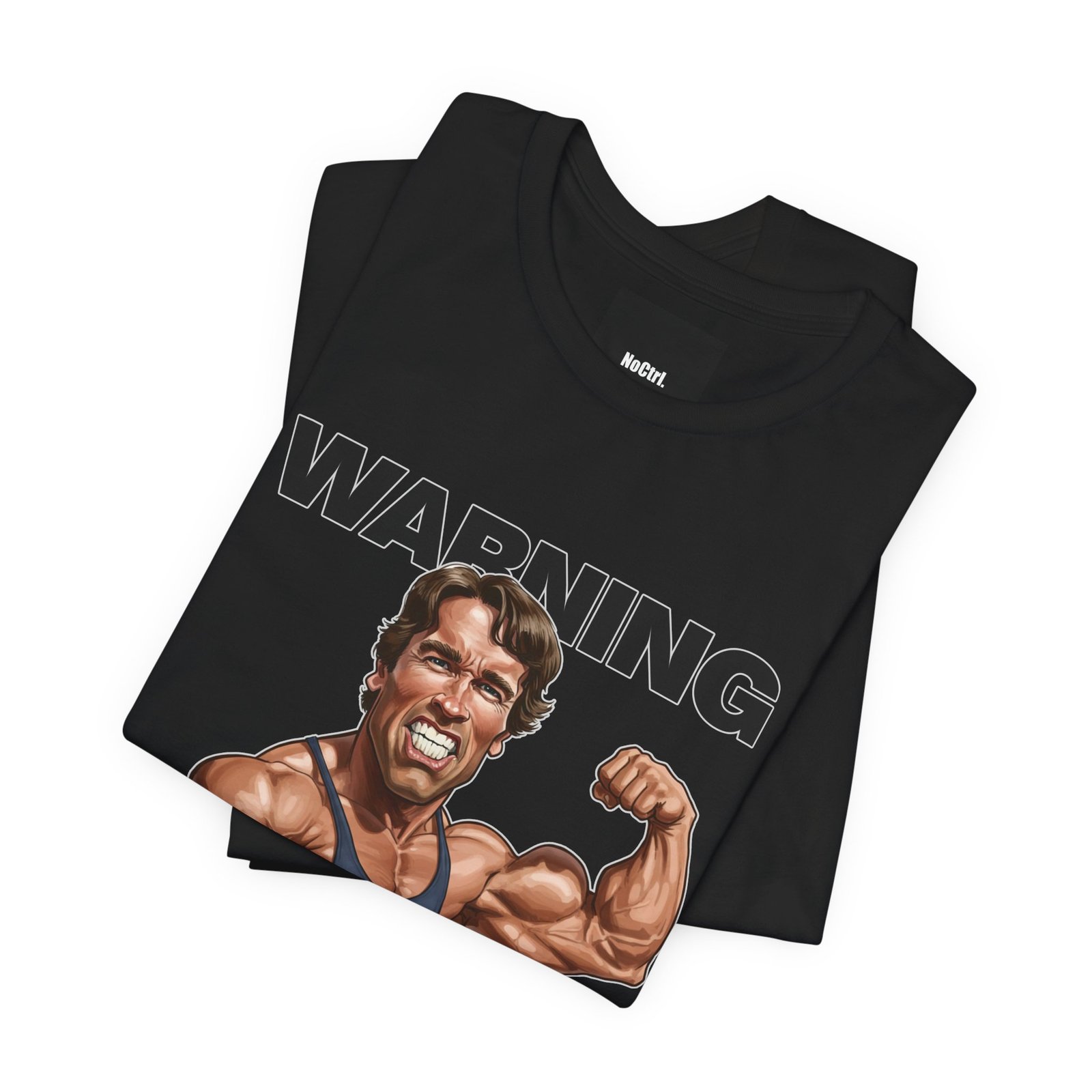 Warning, May Spontaneously Flex: Funny Bodybuilding Tee - Image 5