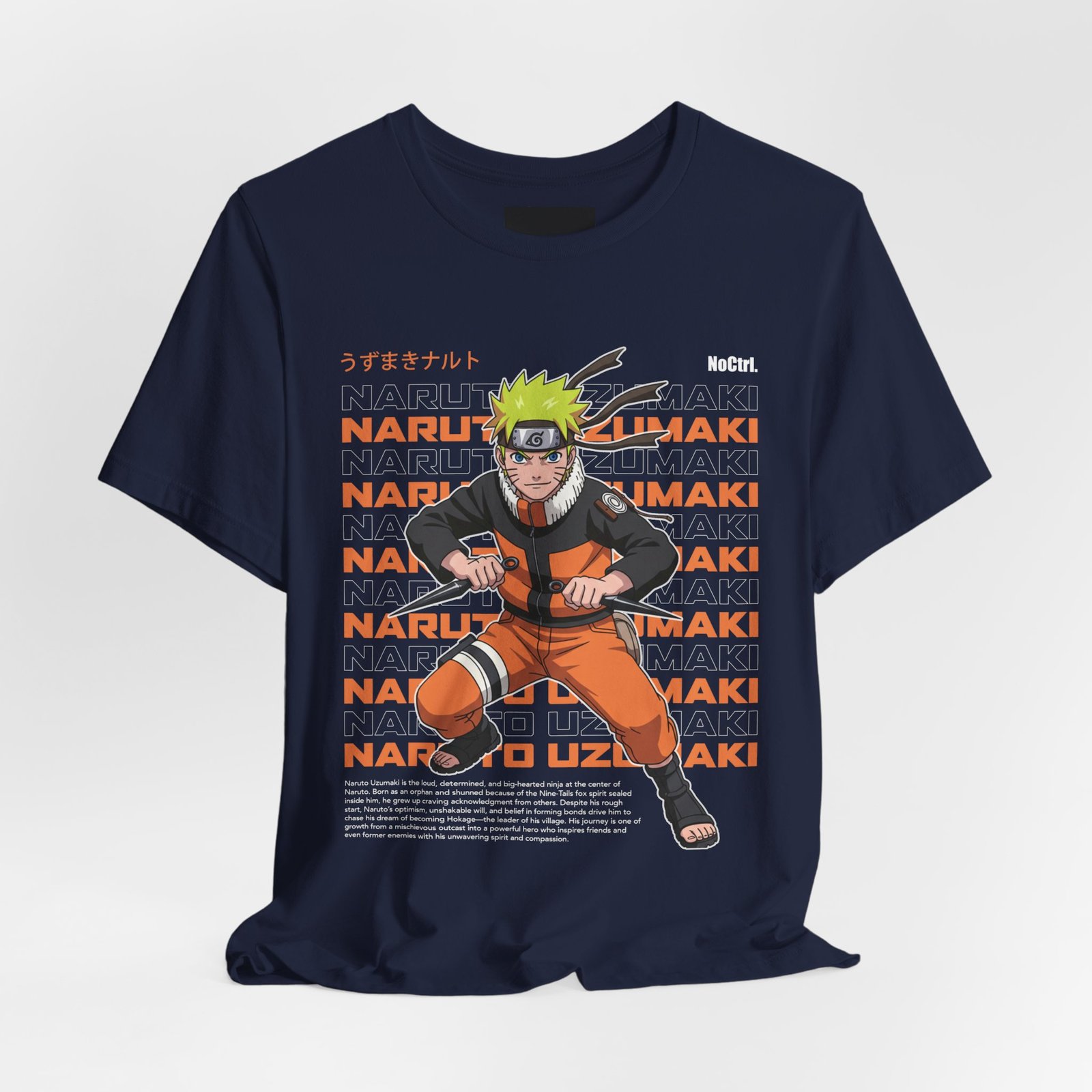 Determined Ninja: Anime-Inspired Graphic T-Shirt - Image 36