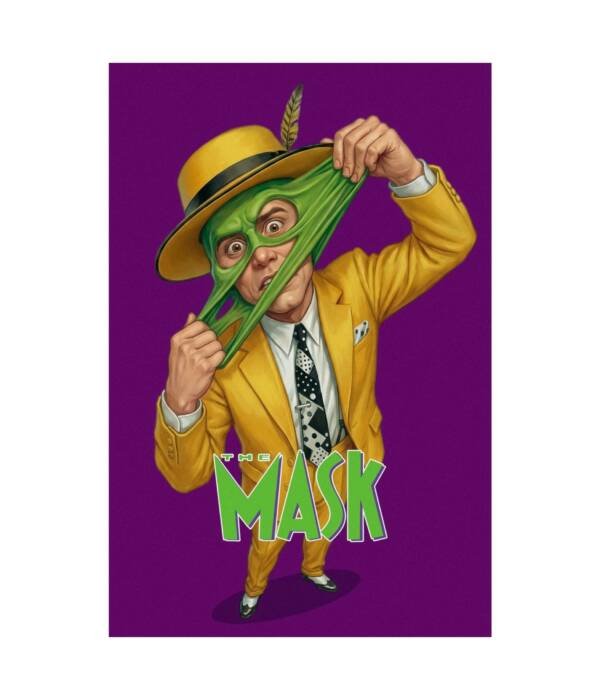 Green Faced Trickster: Cartoon Comedy Fantasy Poster