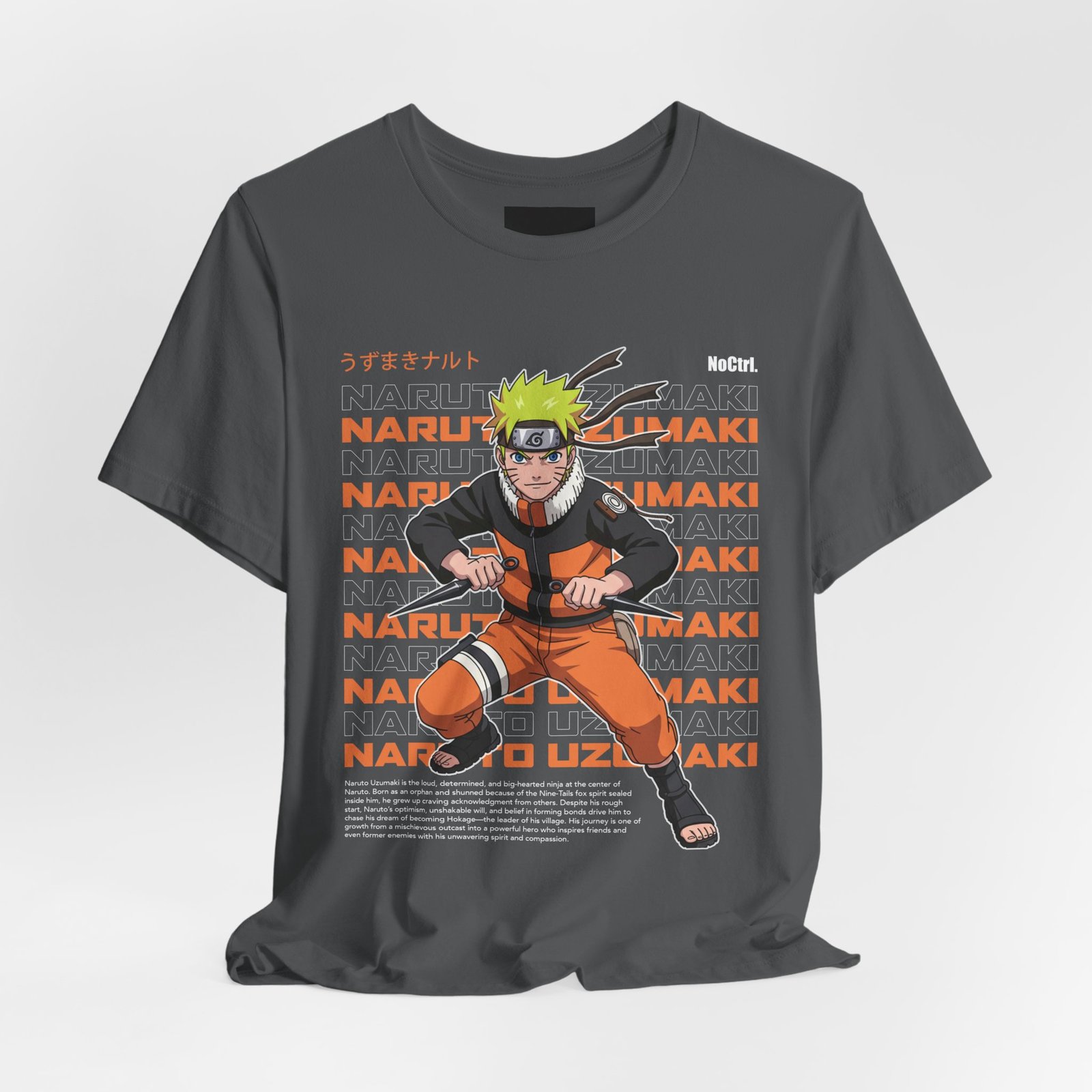 Determined Ninja: Anime-Inspired Graphic T-Shirt - Image 28