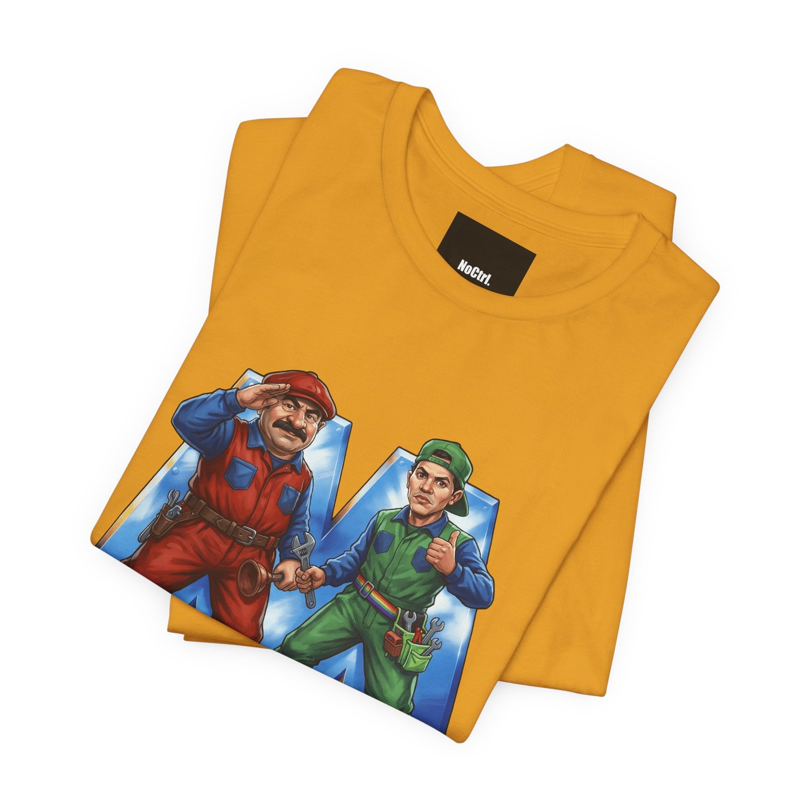 Retro Repair Bros: Classic Platformer Tribute T-Shirt - Image 11