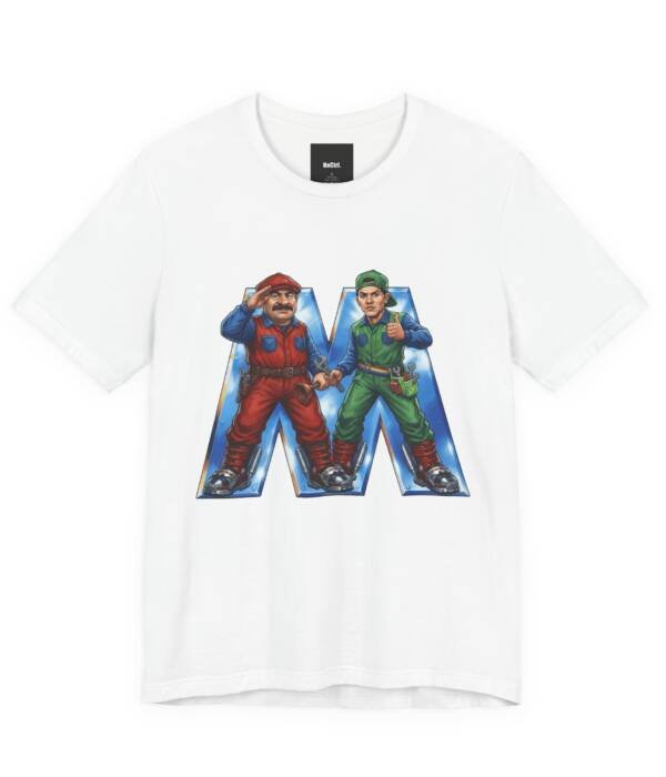 Retro Repair Bros: Classic Platformer Tribute T-Shirt