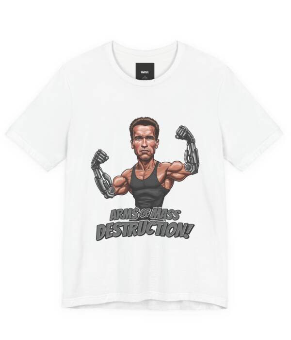 Arms of Mass Destruction: Funny Gym Terminator Tee