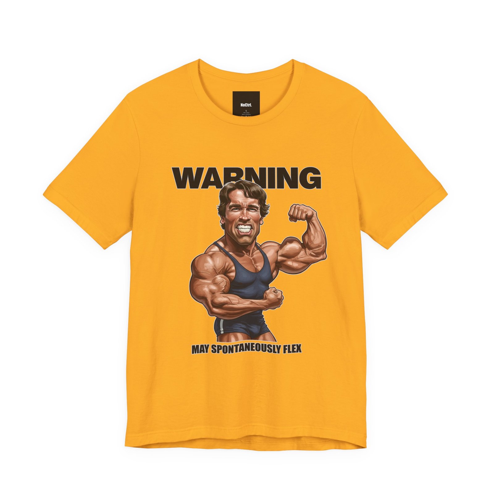 Warning, May Spontaneously Flex: Funny Bodybuilding Tee - Image 7