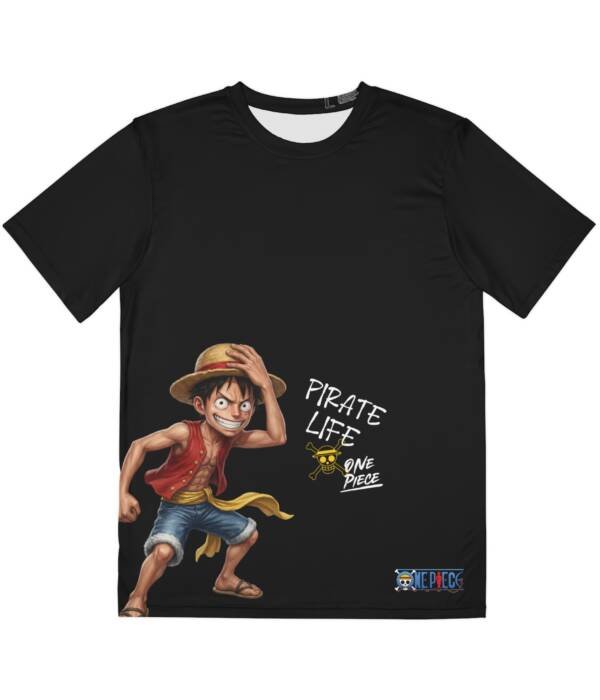 Mens Pirate Life Anime T-Shirt: One Piece Inspired Graphic Tee