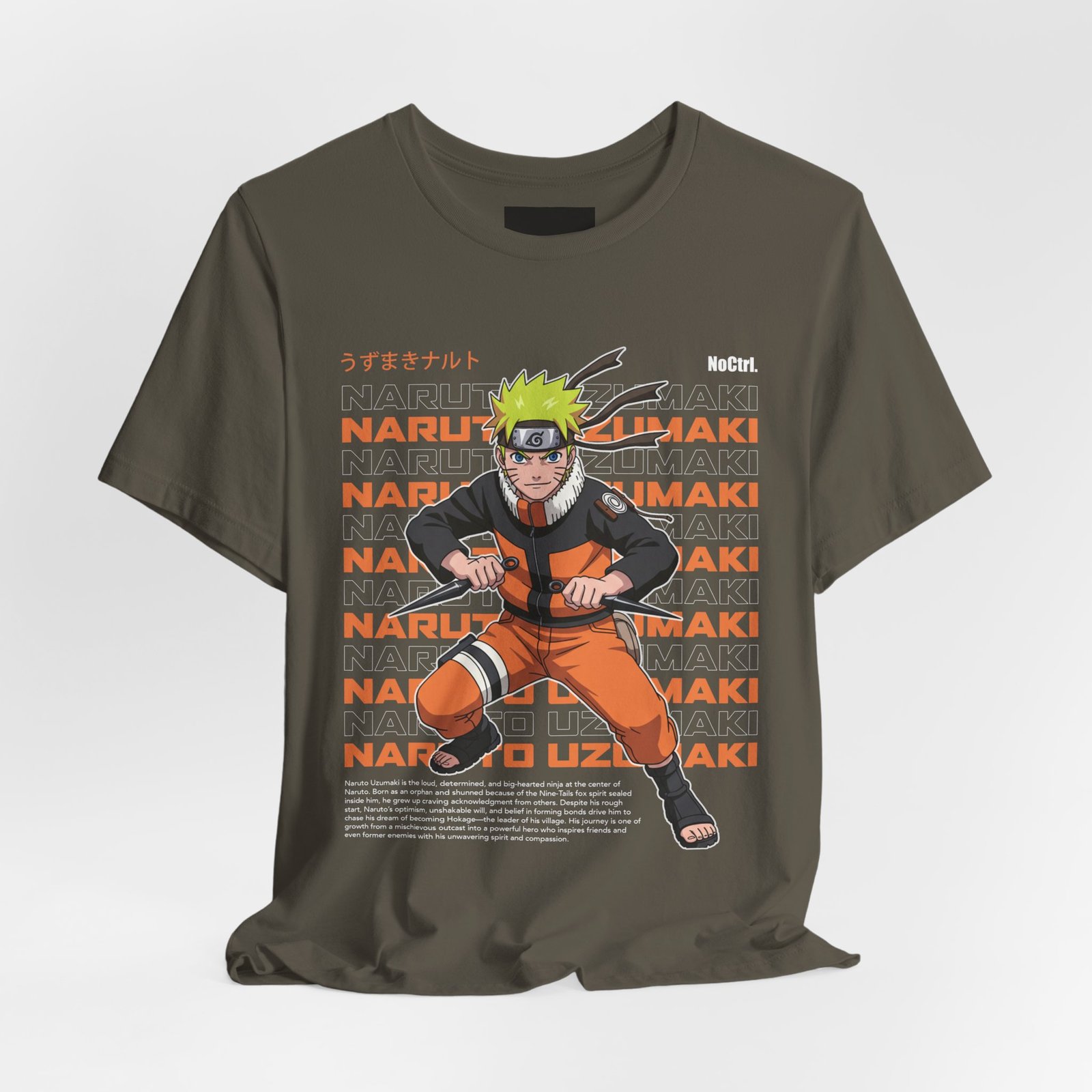 Determined Ninja: Anime-Inspired Graphic T-Shirt - Image 20