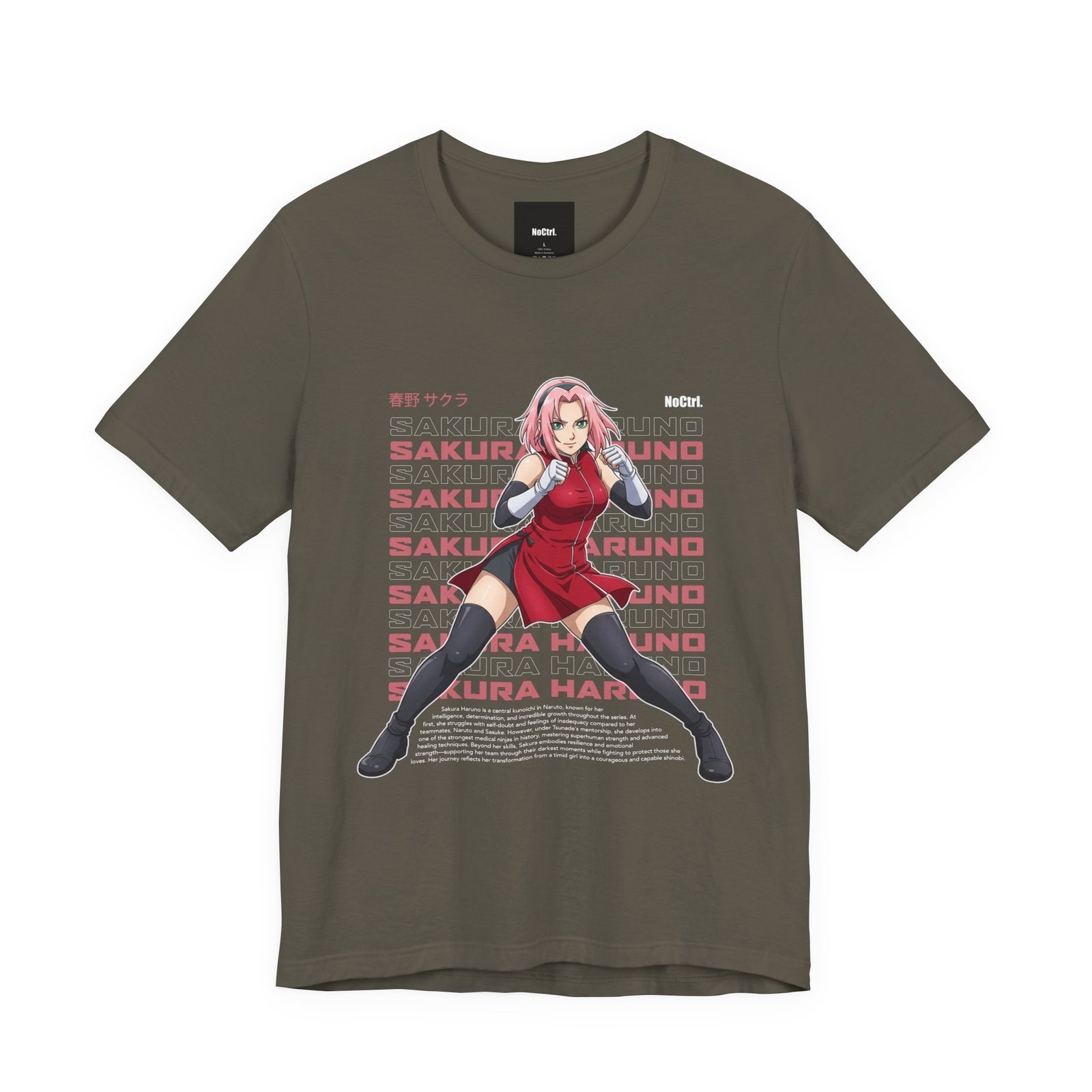 Resilient Ninja: Anime-Inspired Streetwear T-Shirt - Image 17