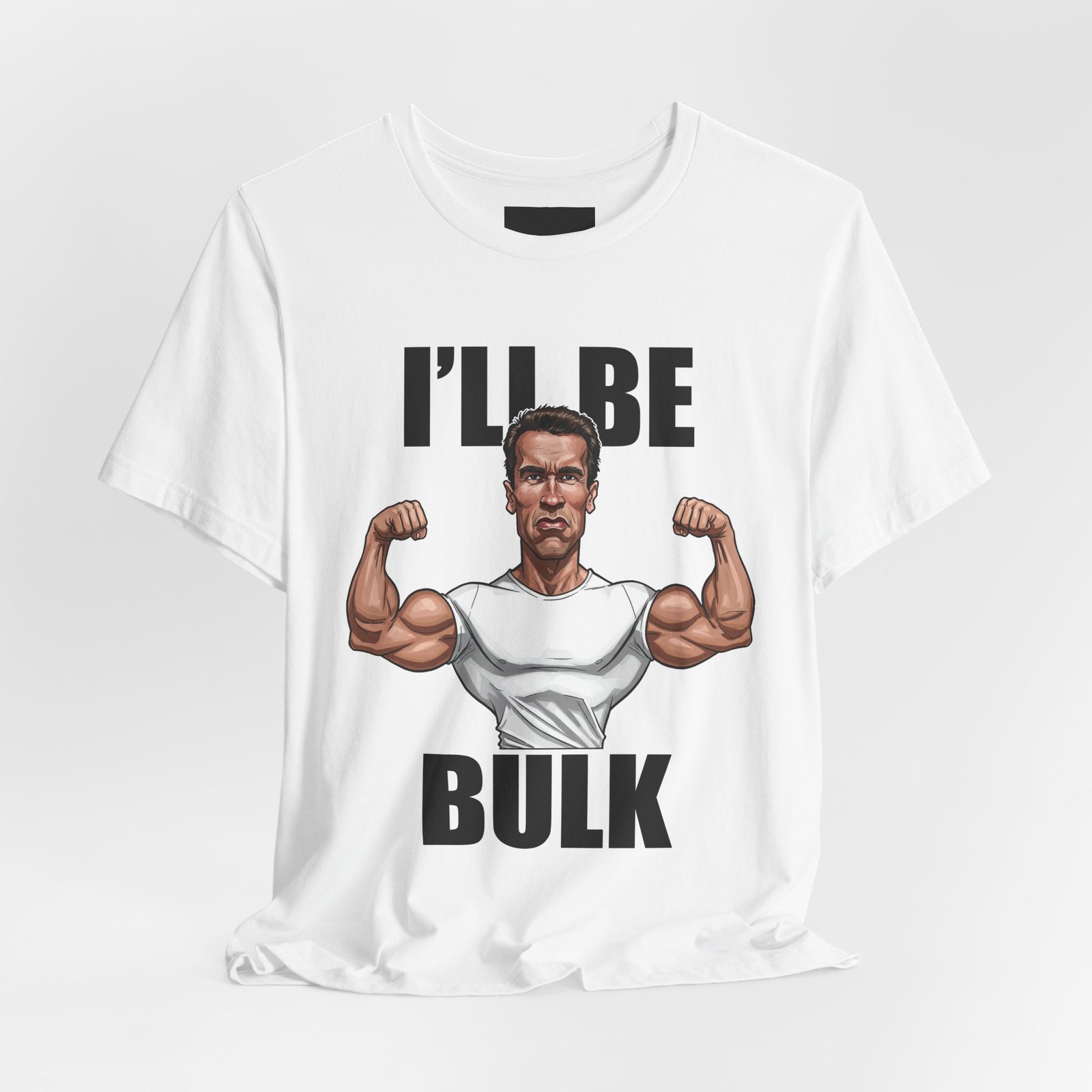 Ill Be Bulk: Funny Gym Terminator Tee - Image 3