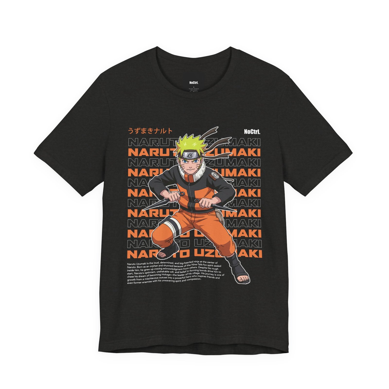 Determined Ninja: Anime-Inspired Graphic T-Shirt - Image 13
