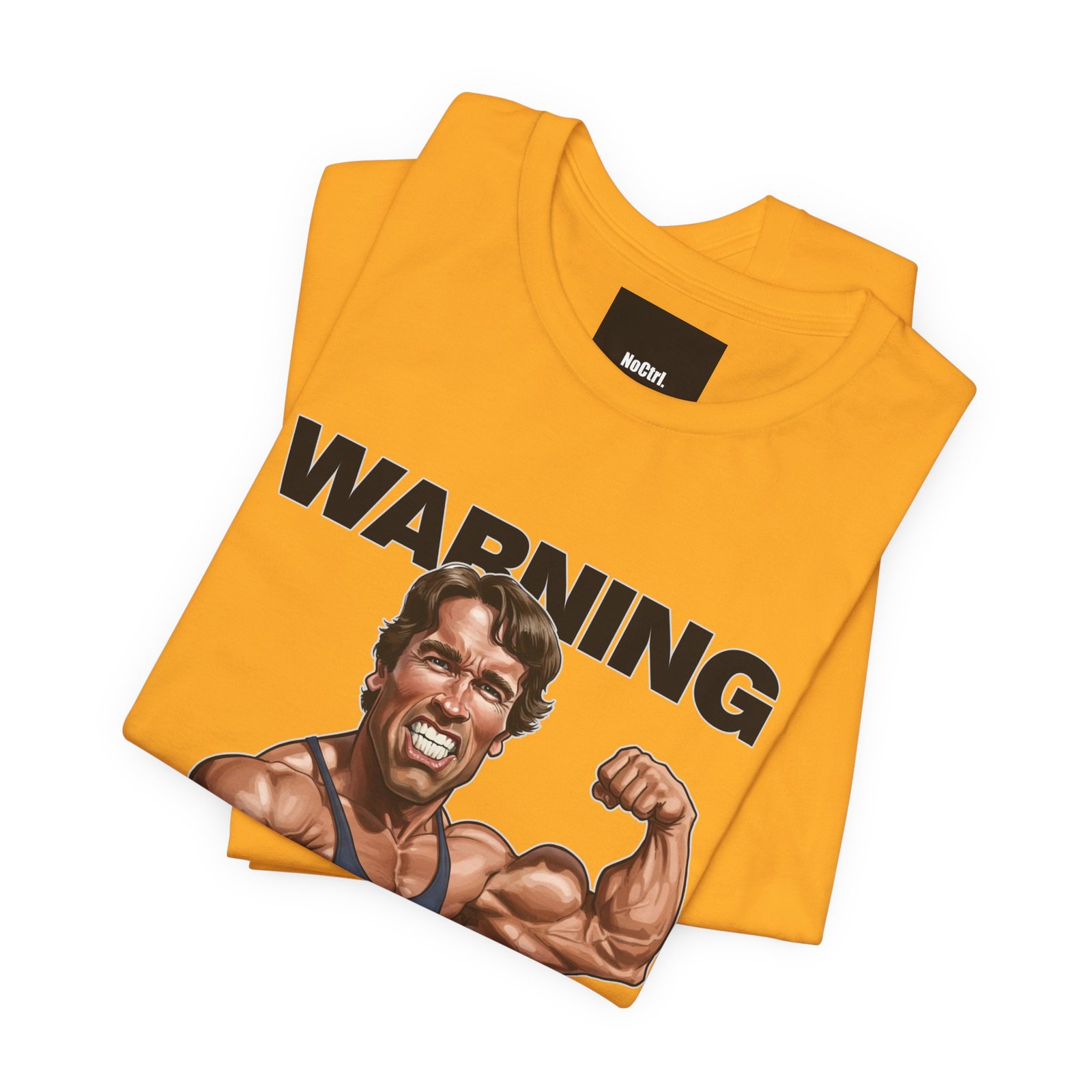 Warning, May Spontaneously Flex: Funny Bodybuilding Tee - Image 8