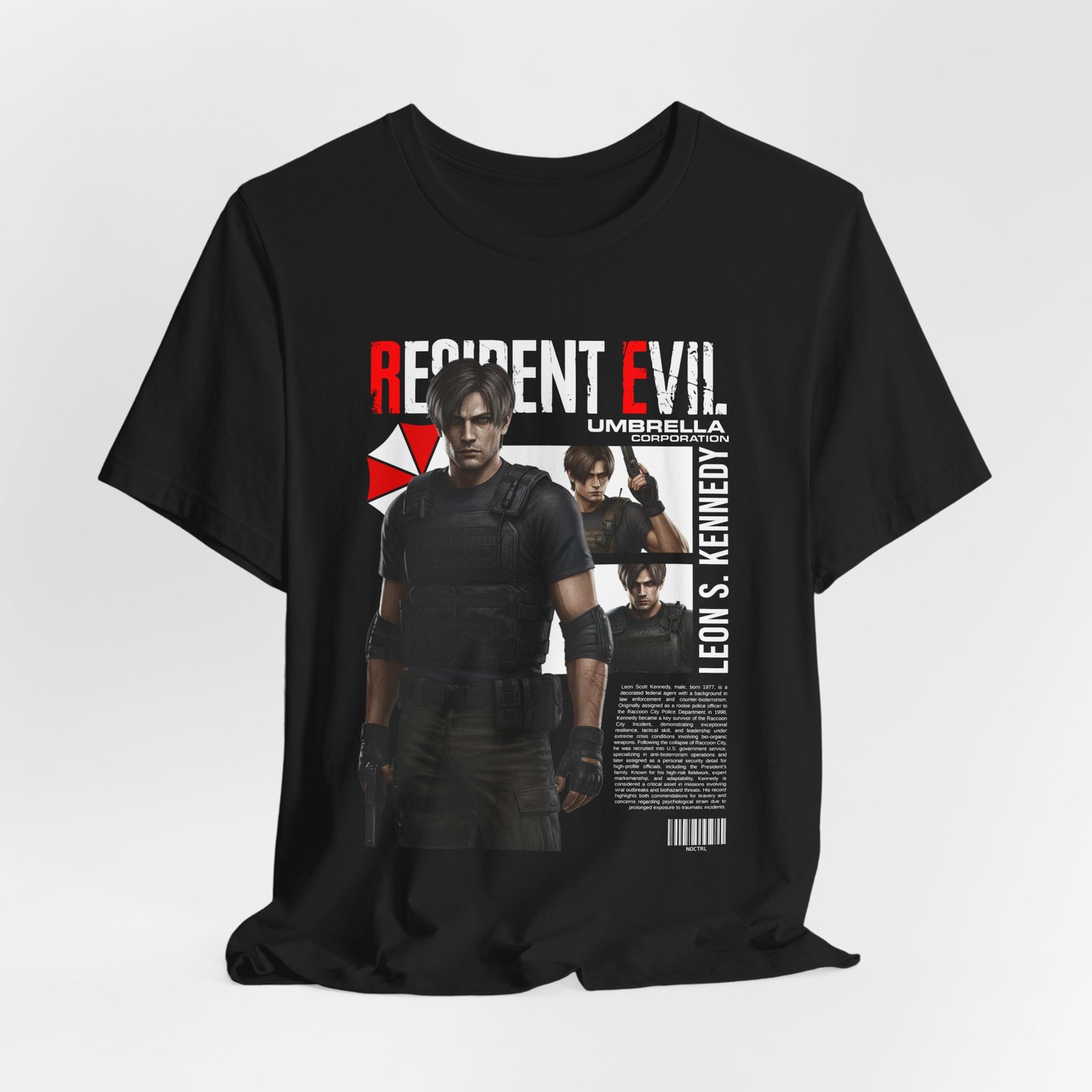 NoCtrl: Biohazard Ops Tee – Leon S. Kennedy Edition - Image 4