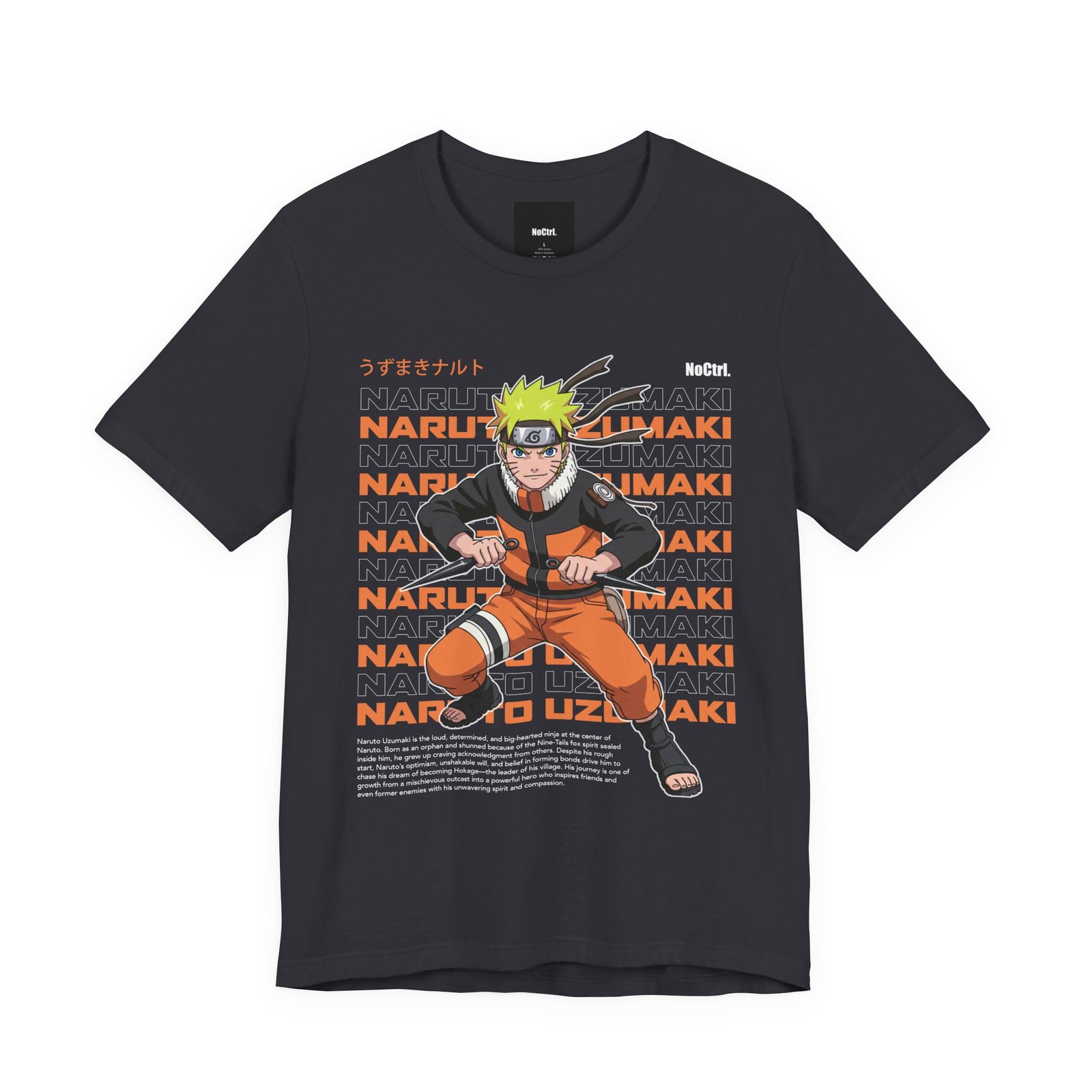 Determined Ninja: Anime-Inspired Graphic T-Shirt - Image 21