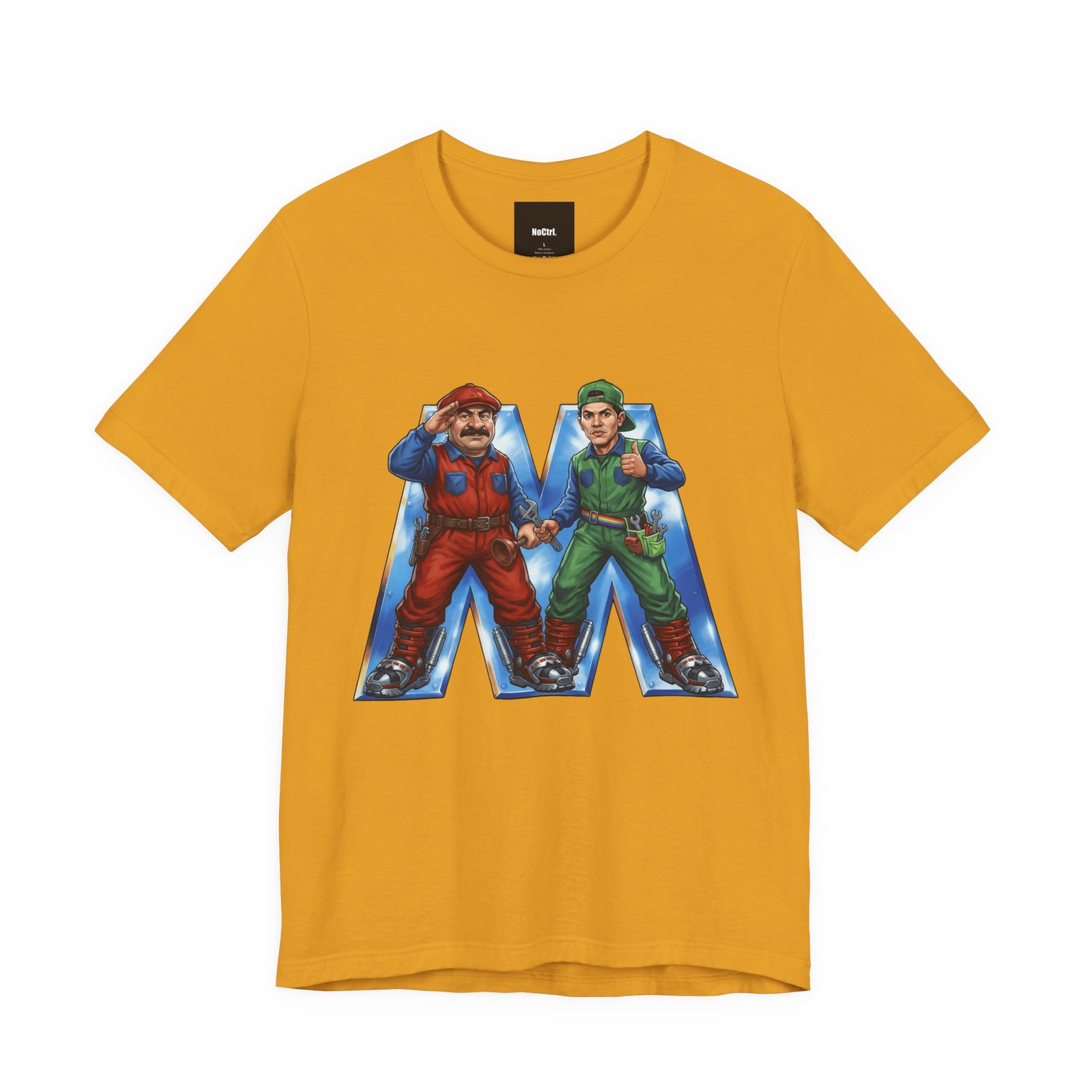 Retro Repair Bros: Classic Platformer Tribute T-Shirt - Image 9