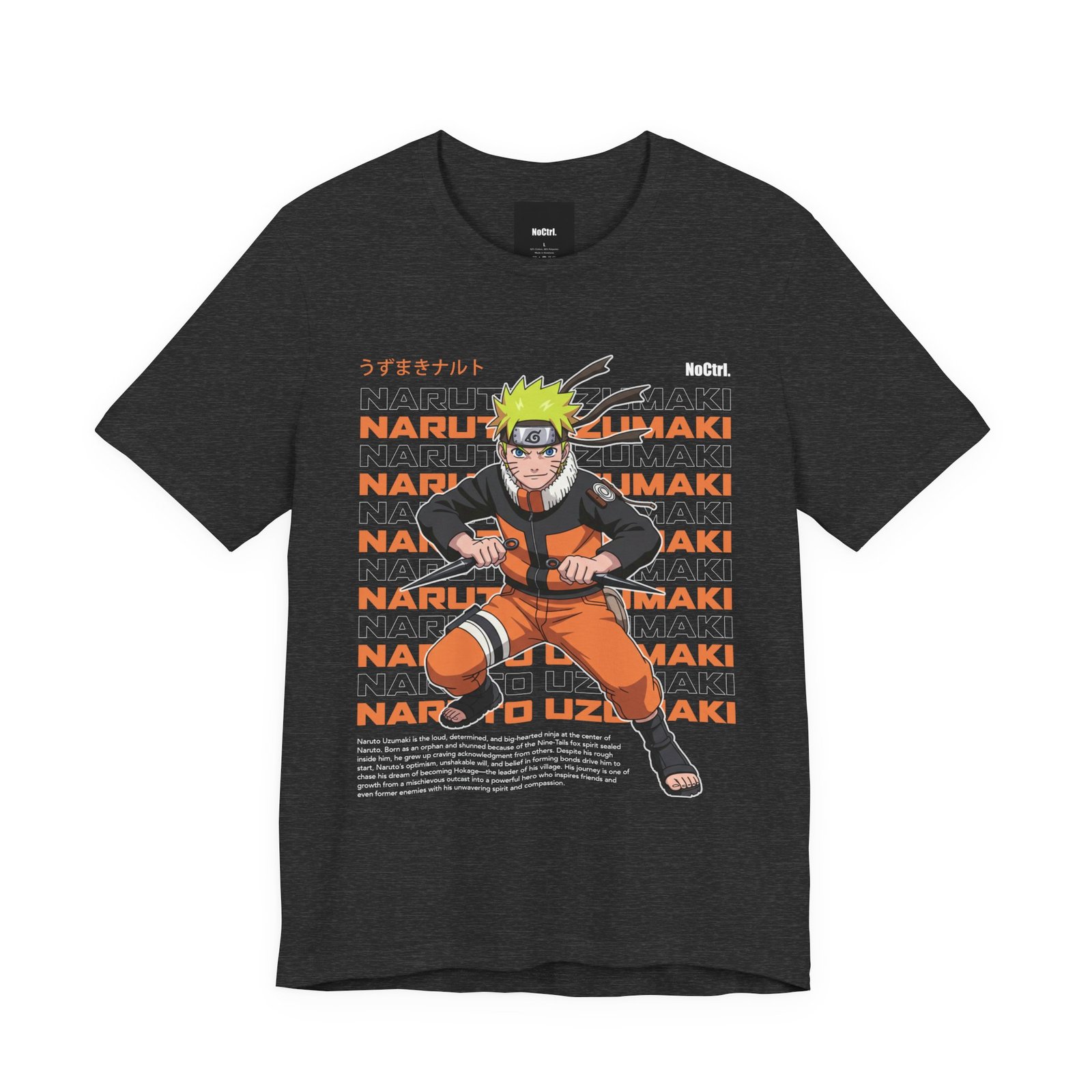 Determined Ninja: Anime-Inspired Graphic T-Shirt - Image 29