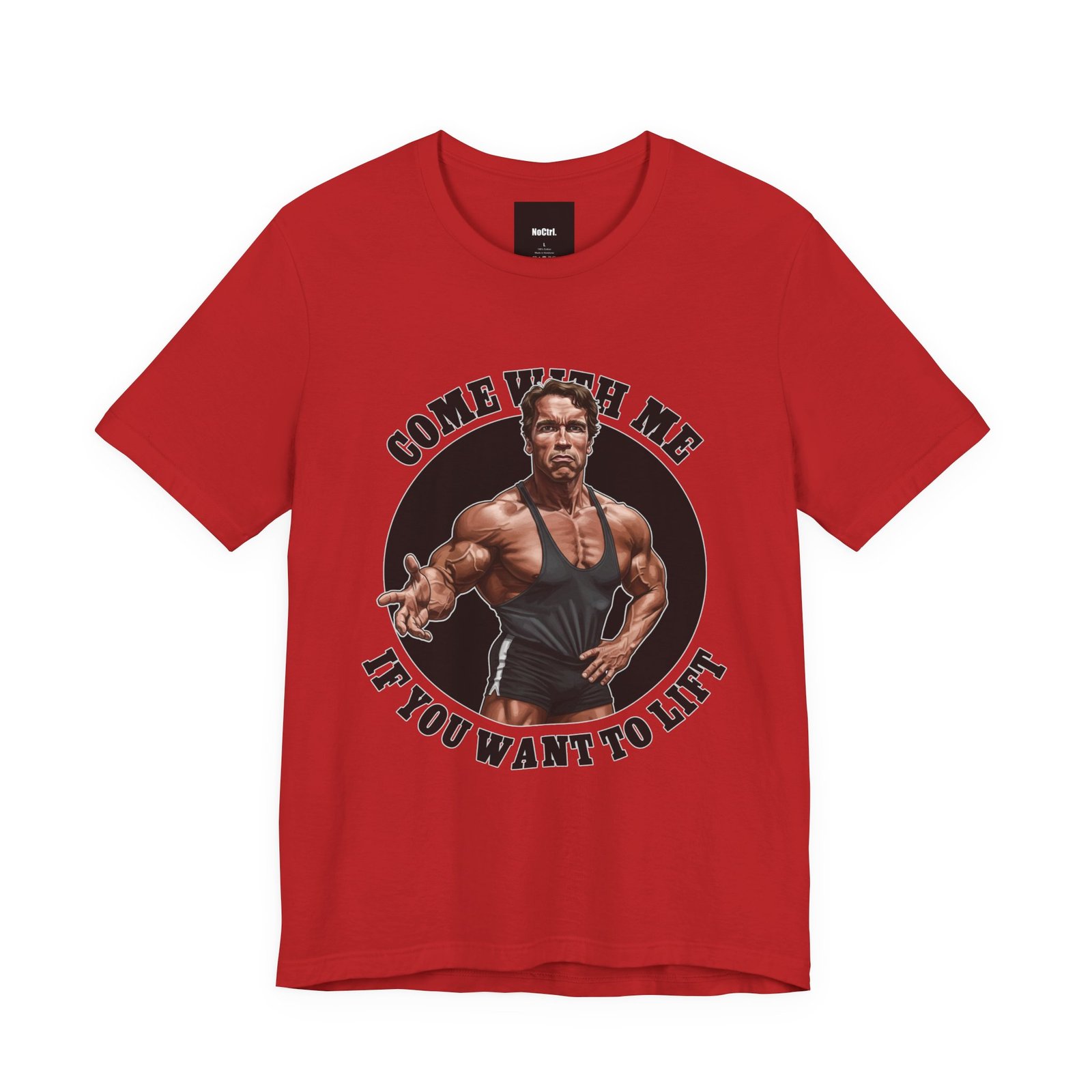 Come With Me If You Want To Lift – Funny Gym Terminator Tee - Image 7