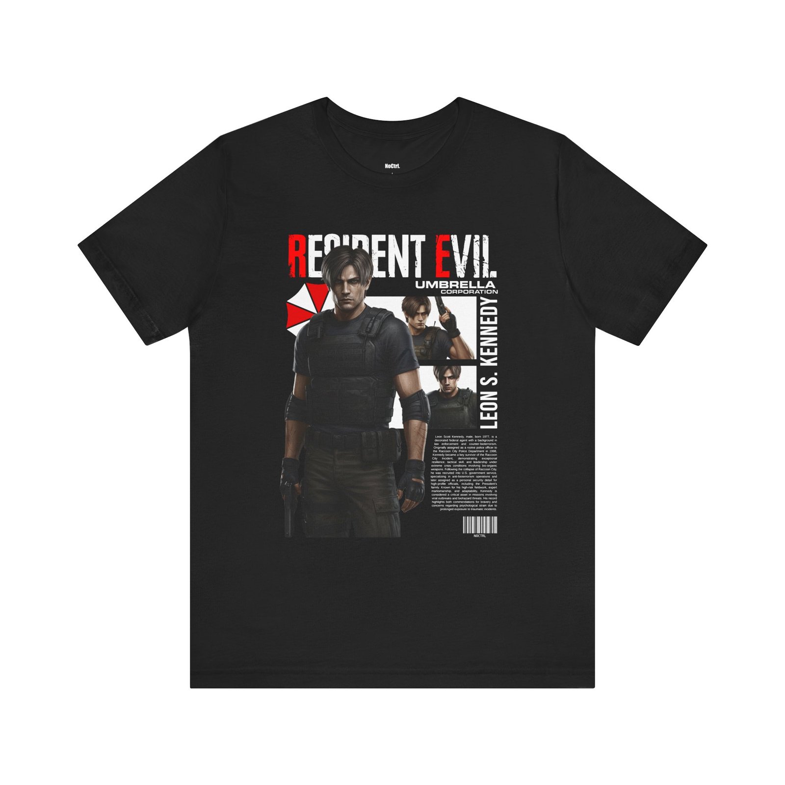 NoCtrl: Biohazard Ops Tee – Leon S. Kennedy Edition
