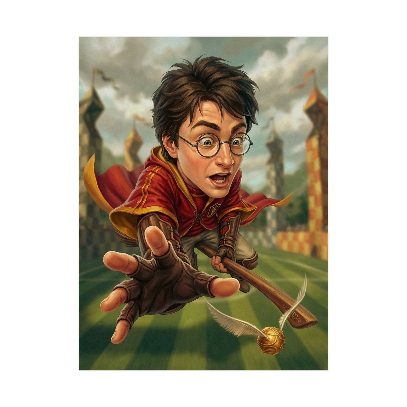 Wizard Seeker Mid Flight: Fantasy Sports Poster - Image 5