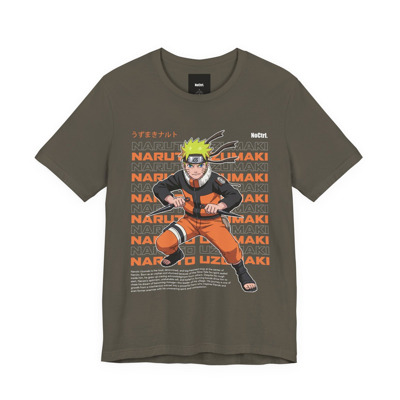 Determined Ninja: Anime-Inspired Graphic T-Shirt - Image 17