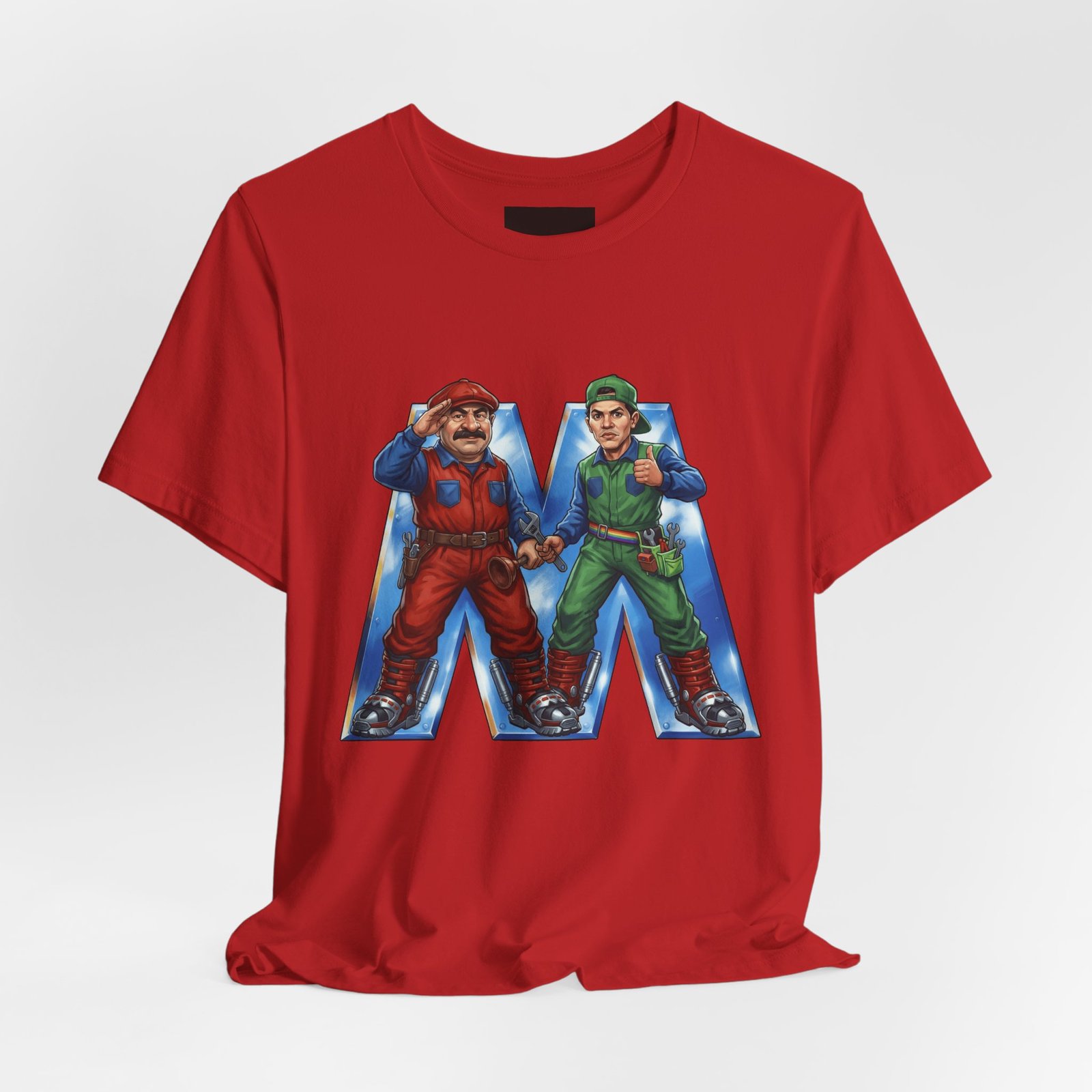 Retro Repair Bros: Classic Platformer Tribute T-Shirt - Image 16