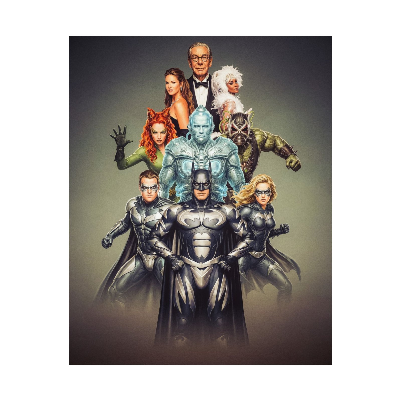 Batman and Robin: Hero & Villain Art Print - Image 3