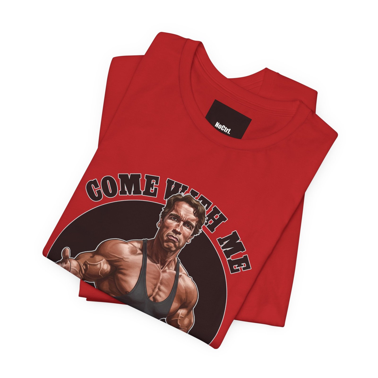 Come With Me If You Want To Lift – Funny Gym Terminator Tee - Image 8