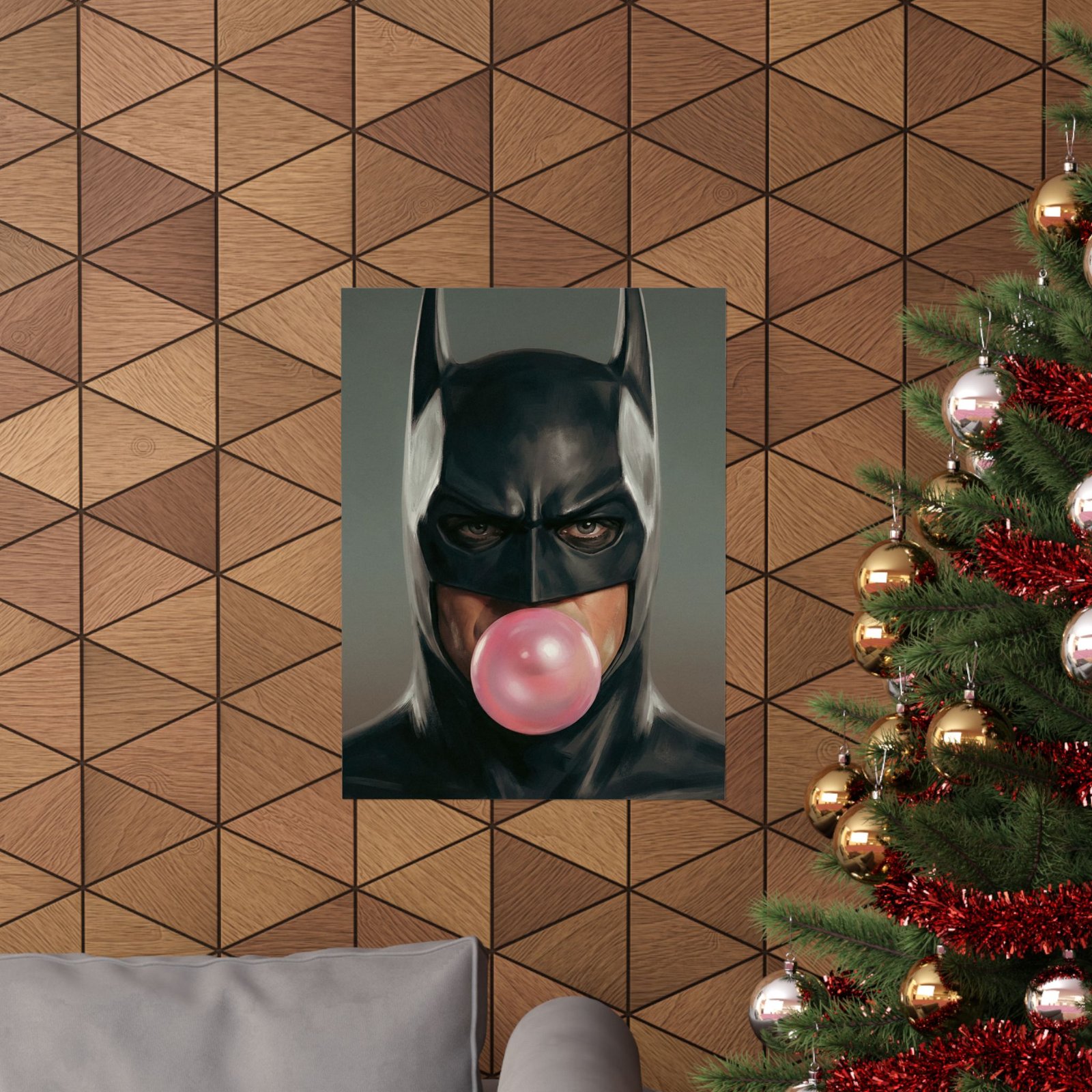 Silent Guardian – Bubblegum Noir Poster | Batman Tribute - Image 13