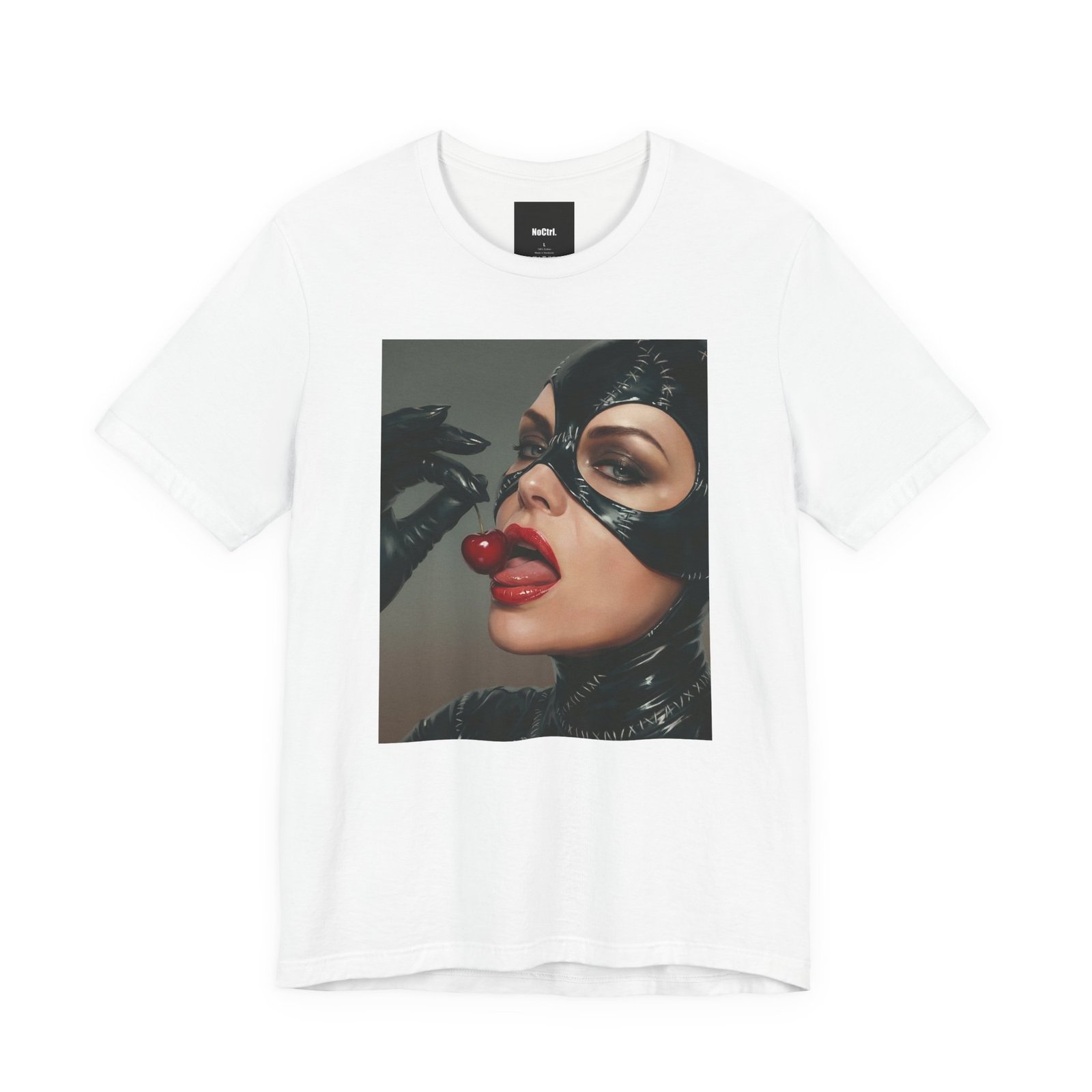 NoCtrl Collective – “Cherry Trouble” Rebel Cat Tee - Image 3