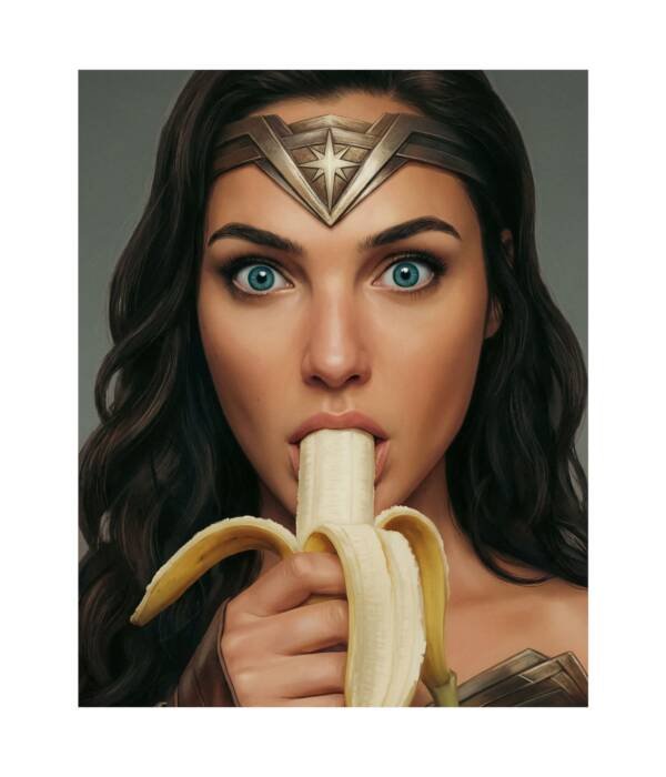 Golden Resolve – Warrior Portrait Poster | Wonder Woman