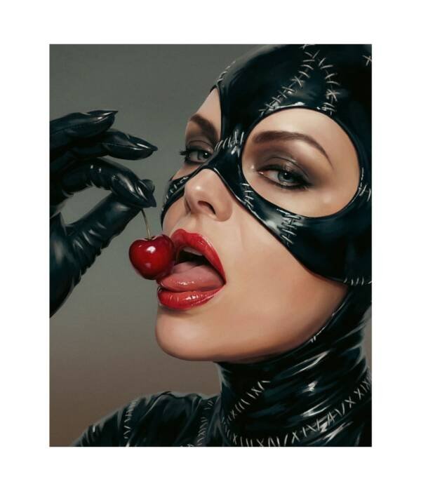 Cherry Temptation – Femme Rogue Poster | Batman Returns Tribute