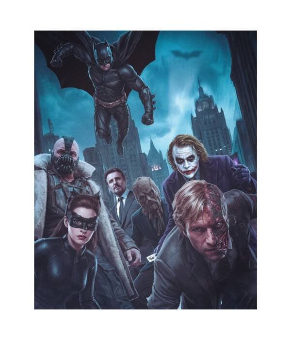 Gotham’s Rogues – Dark City Villains Tribute Print