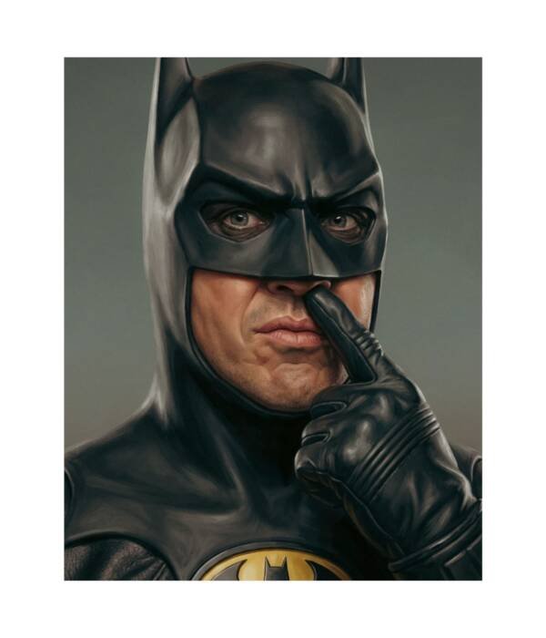 Dark Humor – Vigilante Portrait Poster | Batman Tribute