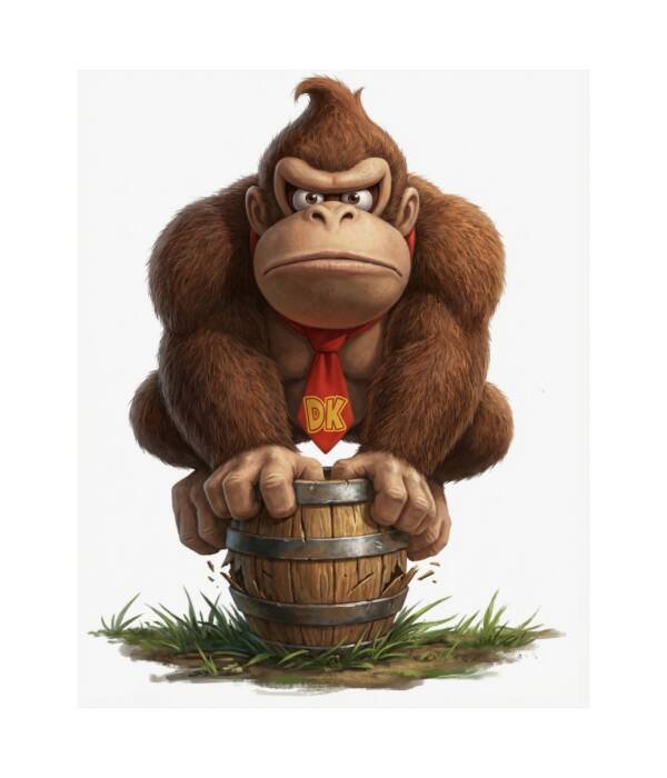 Barrel Breaker – Primal Power Poster | DK Nostalgia Print