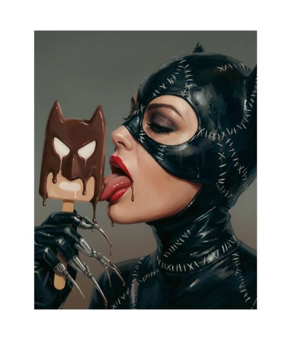 Dark Indulgence – Femme Noir Poster | Batman Returns Tribute